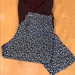 Size 2 Club Monaco Silk Cropped Pant